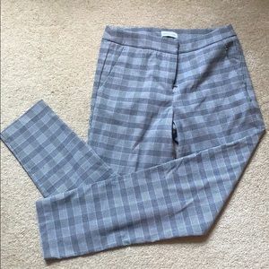 Grey patterned work pants